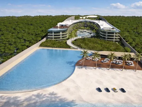 Viva Aqva, Xpu-Ha, Mexico — Resort of about 400 rooms for Viva Wyndham: architecture, structure, MEP, interiors and permit
