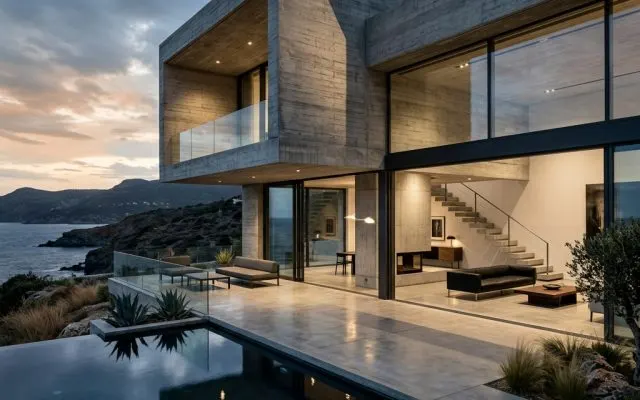Minimalist Brutalism — architectural reference image
