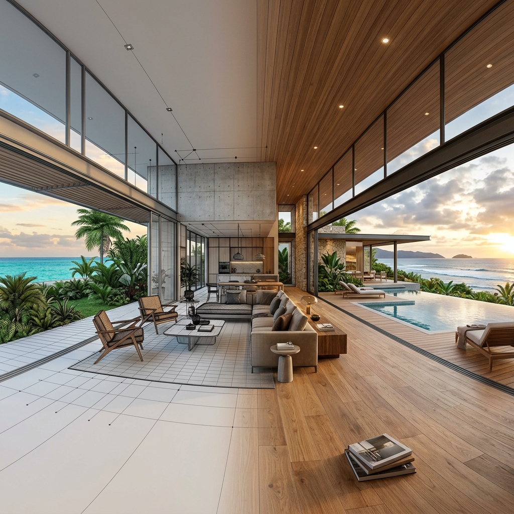 360 Rendering for Immersive Architectural Visualization